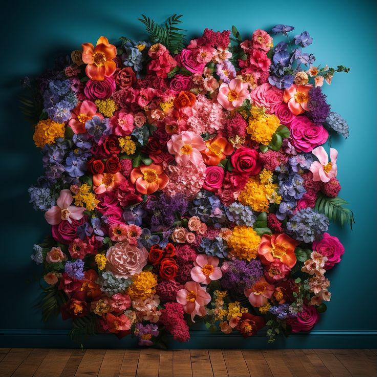 Blumenwand